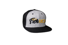Load image into Gallery viewer, Snapback Hat - Hemp Gray &amp; Black
